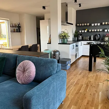 Modernes 111qm Penthouse Zentrumsnah Mit 70qm Xxl-dachterrasse & Gasgrill