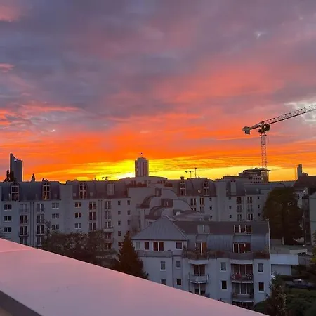 Апартаменты Modernes-Penthouse Xxl-Dachterrasse Mit Whirlpool, Grill Zentrumsnah *