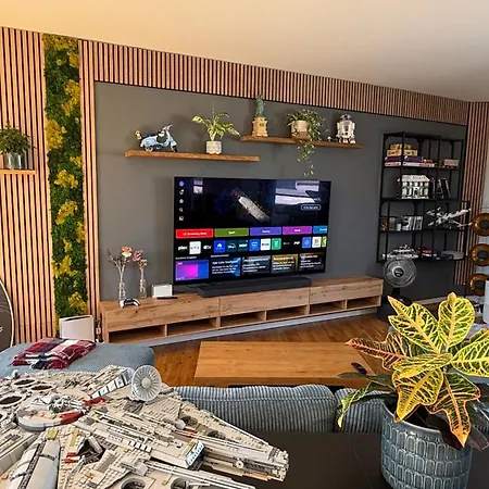 Stylisches Penthouse Mit Xxl Dachterrasse 70Qm Whirlpool Ab Mai Klimaanlage Und Gasgrill Zentrumnah 莱比锡