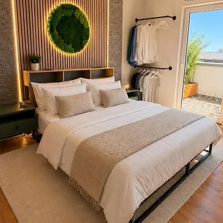 Modernes-Penthouse Xxl-Dachterrasse Mit Whirlpool, Grill Zentrumsnah * Лейпциг