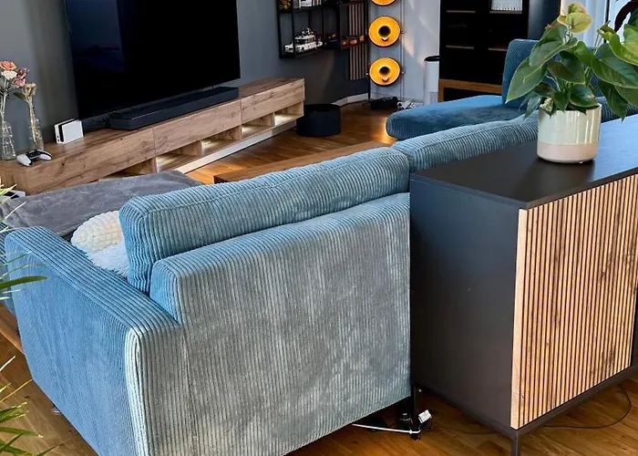 公寓 Stylisches Penthouse Mit Xxl Dachterrasse 70Qm Whirlpool Ab Mai Klimaanlage Und Gasgrill Zentrumnah